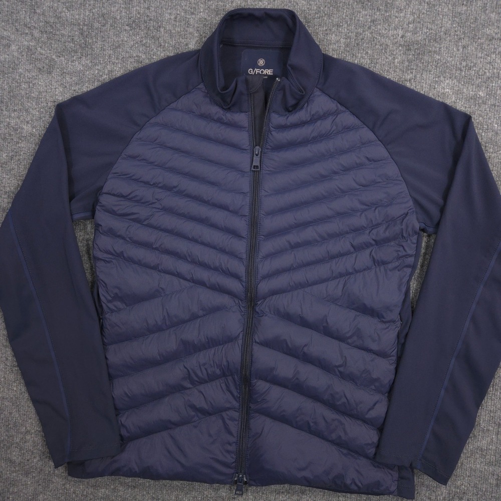 G/FORE Hybrid Quilted Jacket Womens‎ XL Twilight Blue Performance Golf Tech